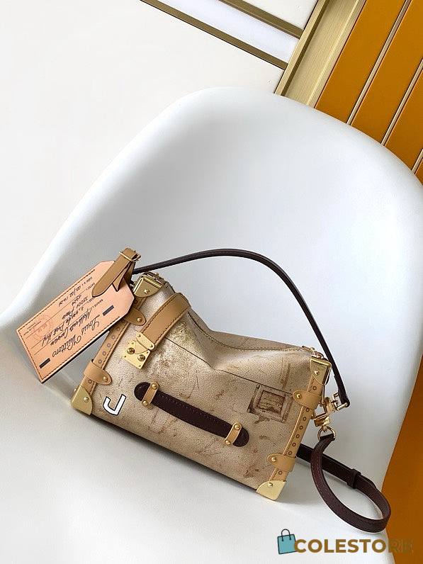 Colestore  Louis Vuitton Side Trunk MM Beige 23.5 x 16 x 8.5 cm - 1
