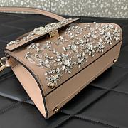 Colestore Valentino Garavani Vsling Mini Embroidered Handbag 19x13x9cm - 5