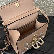 Colestore Valentino Garavani Vsling Mini Embroidered Handbag 19x13x9cm - 4