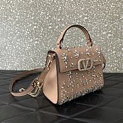 Colestore Valentino Garavani Vsling Mini Embroidered Handbag 19x13x9cm - 2