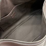 Colestore Gucci Half Horsebit crossbody bag in brown soft  grainy leather 44x21x15cm - 4
