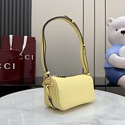 Colestore Gucci Half Horsebit mini bag in yellow leather 19x9.5x9cm - 3
