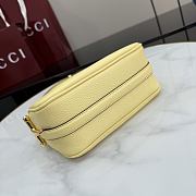 Colestore Gucci Half Horsebit mini bag in yellow leather 19x9.5x9cm - 5