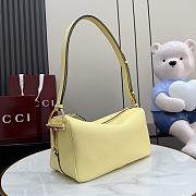 Colestore Gucci Half Horsebit bag in yellow leather 31.5x17x12cm - 3