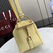 Colestore Gucci Half Horsebit bag in yellow leather 31.5x17x12cm - 5