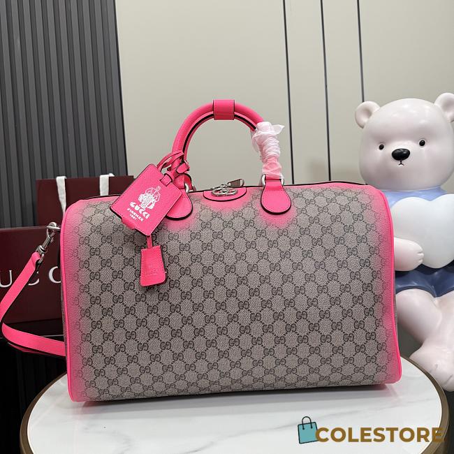 Colestore  Gucci GG medium duffle bag in beige GG fabric 44x29x25cm - 1