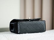 Colestore Chanel Classic Mini Top Handle Bag in Lambskin & Gold-Tone Metal, Black 20x13x9cm - 3