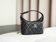 Colestore Chanel Classic Clutch with shoulder strap Calfskin & Gold-Plated Metal Black - 4