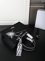 Colestore Dior Large Dior Book Tote Black and White Book Cover Embroidery (42 x 35 x 18 cm) - 6