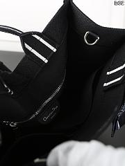 Colestore Dior Large Dior Book Tote Black and White Book Cover Embroidery (42 x 35 x 18 cm) - 5