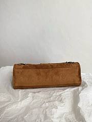 Colestore Balenciaga Women's Le City Bag Medium in Camel Suede Calfskin, Brass Hardware 38.5×24×13.5cm - 5