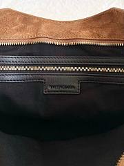 Colestore Balenciaga Women's Le City Bag Medium in Camel Suede Calfskin, Brass Hardware 38.5×24×13.5cm - 3