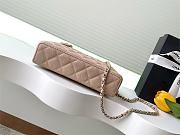 Colestore Chanel Top Handle Vanity With Chain Beige Caviar 19x14x5cm - 4