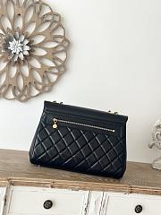 Colestore Chanel Oversized CC Flap Bag In Lambskin Black 33x11x23cm - 4