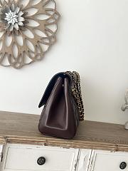 	 Colestore Chanel Oversized CC Flap Bag In Lambskin Brown 33x11x23cm - 6