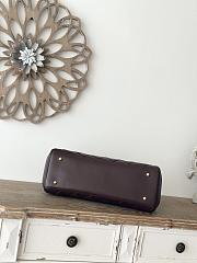 	 Colestore Chanel Oversized CC Flap Bag In Lambskin Brown 33x11x23cm - 4