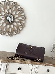 	 Colestore Chanel Oversized CC Flap Bag In Lambskin Brown 33x11x23cm - 2