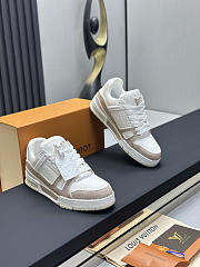 Colestore Louis Vuitton LV Trainer sneaker in Monogram grained calf leather Beige - 4