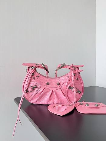 Colestore Balenciaga Le Cagole XS Shoulder Bag Pink 26x16x10cm