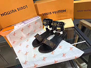 Colestore Louıs Vuitton Gladiator Flat Sandals - 4
