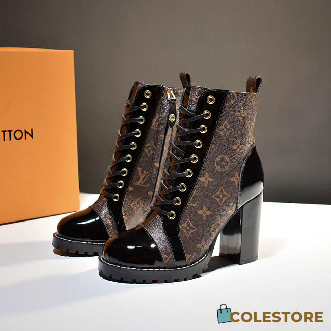 Colestore Louis Vuitton Star Trail Boots Monogram Canvas 9.5cm - 1