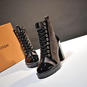 Colestore Louis Vuitton Star Trail Boots Monogram Canvas 9.5cm - 2