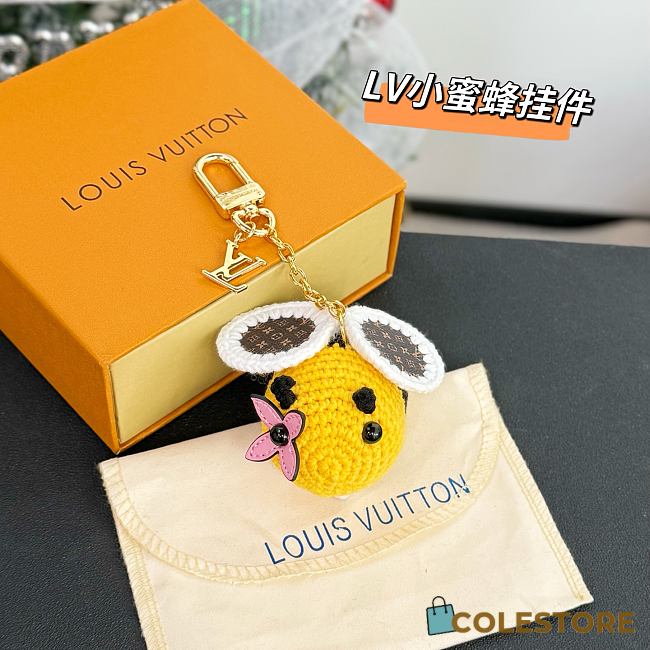 Colestore Louis Vuitton Bee LV Crochet Bag Charm - 1