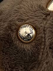 Colestore Louis Vuitton Monogram World Tour Fur Mouse Bag Charm & Key Holder Brown - 3