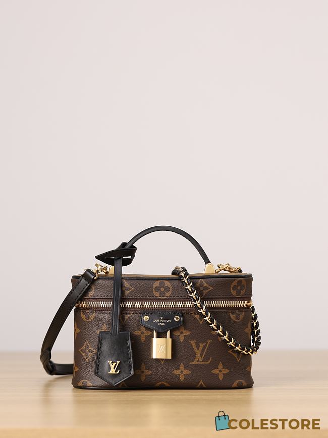 Colestore Louis Vuitton Vanity Chain Pouch Monogram Reverse Canvas 19x11.5x6.5cm - 1