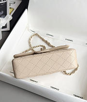 Colestore Chanel Classic Mini Flap Bag In Beige Caviar With Light Gold-Tone Hardware 20cm - 5