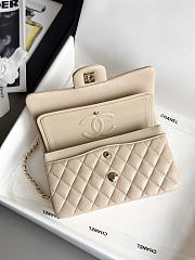 Colestore Chanel Classic Mini Flap Bag In Beige Caviar With Light Gold-Tone Hardware 20cm - 3
