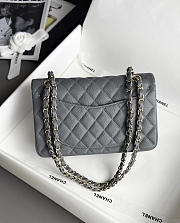 Colestore Chanel Classic Mini Flap Bag In Dark Grey Caviar With Light Gold-Tone Hardware 20cm - 3