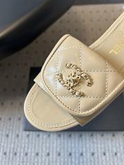 Colestore Chanel Mules Shiny Calfskin  Beige - 5