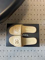Colestore Chanel Mules Shiny Calfskin  Beige - 3