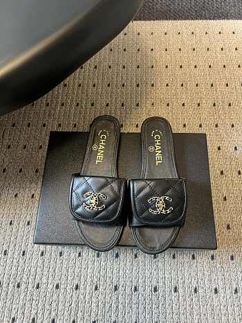 Colestore Chanel Mules Shiny Calfskin  Black