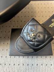 Colestore Chanel Mules Shiny Calfskin  Black - 5