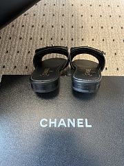 Colestore Chanel Mules Shiny Calfskin  Black - 3