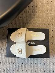 Colestore Chanel Mules Cotton  Beige - 6