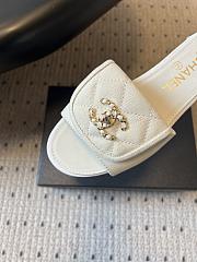 Colestore Chanel Mules Cotton  Beige - 4
