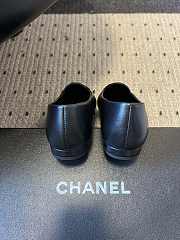 Colestore Chanel Moccasins Calfskin & Grosgrain Black  - 3