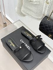 Colestore Chanel Mules Mesh Black - 4
