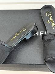 Colestore Chanel Mules Mesh Black - 3