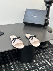 Colestore Chanel Mules Mesh Light Pink & Black - 6