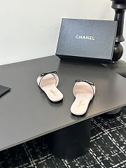 Colestore Chanel Mules Mesh Light Pink & Black - 4