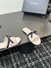 Colestore Chanel Mules Mesh Light Pink & Black - 3