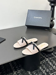 Colestore Chanel Mules Mesh Light Pink & Black - 2