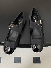 Colestore Chanel Mary Janes   Grosgrain & Patent Calfskin - 2