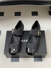 Colestore Chanel Mary Janes   Grosgrain & Patent Calfskin - 3