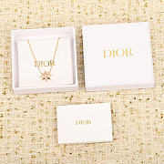 Colestore Dior Star Charm Necklace In Rose Gold With Pavé Crystal Details - 1