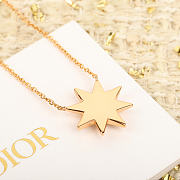 Colestore Dior Star Charm Necklace In Rose Gold With Pavé Crystal Details - 3